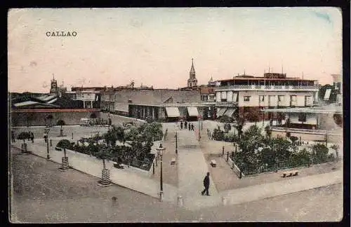 68214 AK Callao Platz ca. 1912 Peru