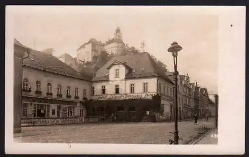 62212 AK Javorník Jauernig Hotel Deutsches Haus Sudeten 1944 Stadtkaffee