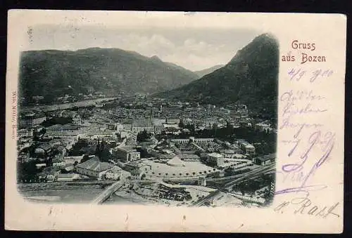 62308 AK Bozen 1900 Panorama nach Dresden