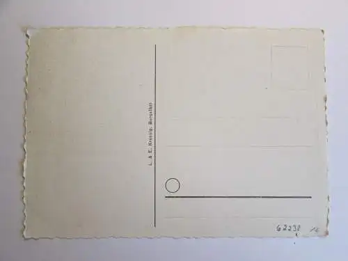 62238 AK Burgstädt Straße Geschäft für Dekoration um 1940