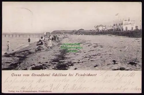 161806 AK Schilksee bei Friedrichsort Kiel 1904 Strandhotel