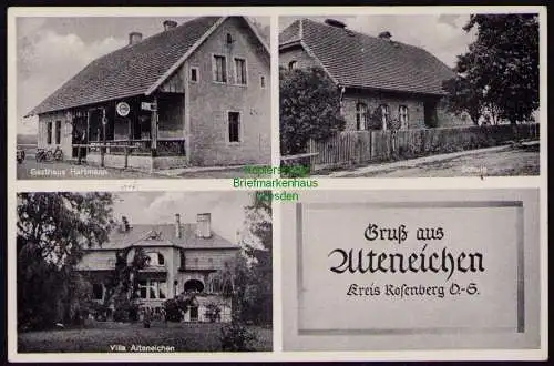 161760 AK Boroschau Alteneichen Kreis Rosenberg Oberschlesien Boroszow 1939