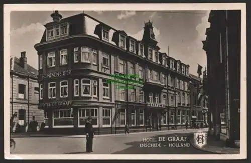 144440 AK Enschede Holland Hotel De Graaff 1949