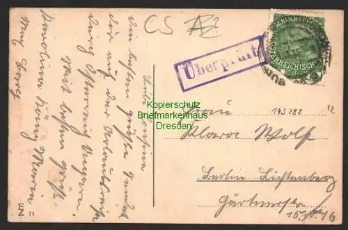 143888 AK Schloss Frauenberg Hluboka nad Vltavou 1915 Zensur