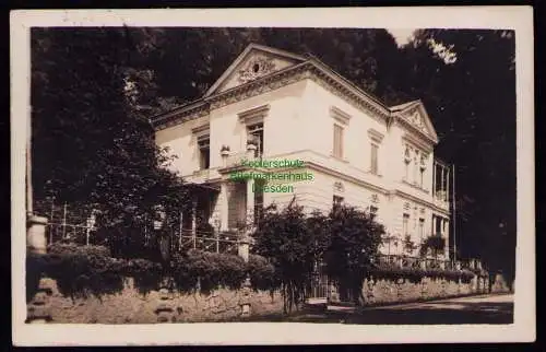 161984 AK Bad Schandau Sächsische Schweiz Villa Anna Naumann Fotokarte 1926