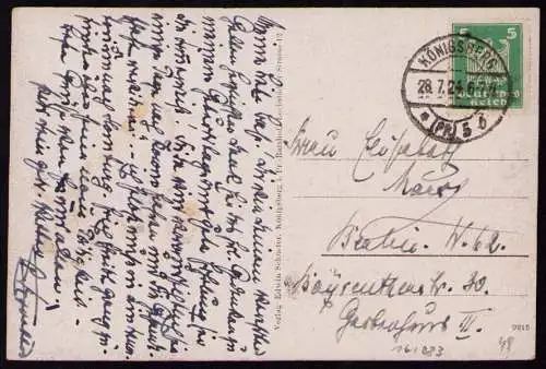 161883 AK Juditten Königsberg Ostpreußen 1924 Straßenbahn Endstation Lawsker All