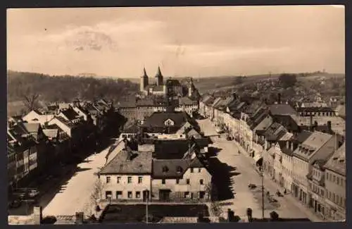 39850 AK Rochlitz Sachsen 1963 Mühlplatz Schloss Petrikirche