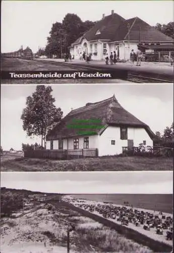 165278 AK Trassenheide auf Usedom TRASSENHEIDE (Kr. Wolgast) 1981