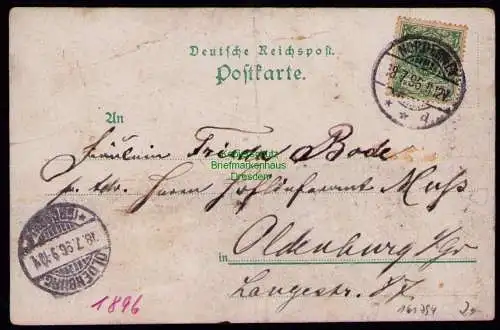 161794 AK Litho Vorläufer Norderney 1896 Verlag Hochheimer Mainz No. 161