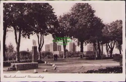 165063 Reichsehrenmal Tannenberg 1936 Fotokarte Tannenberg-Denkmal Hohenstein