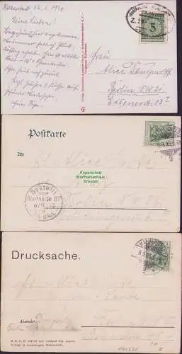 160565 3 AK Halberstadt 1x Leporello 1905 Holzmarkt Dom Liebfrauenkirche Krieger