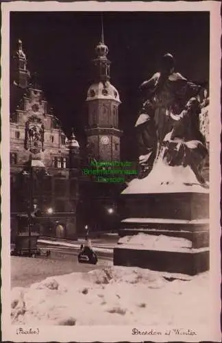 160519 AK Berke Dresden im Winter um 1930