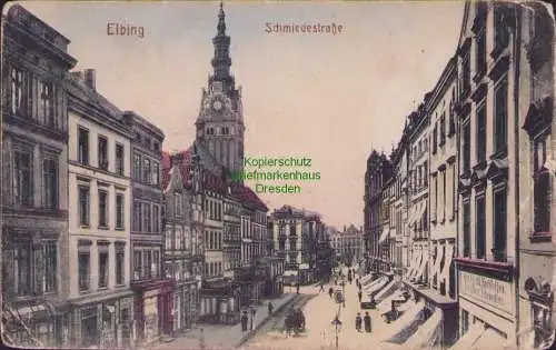 153322 AK Elblag Elbing Ostpreußen Schmiedestraße 1919