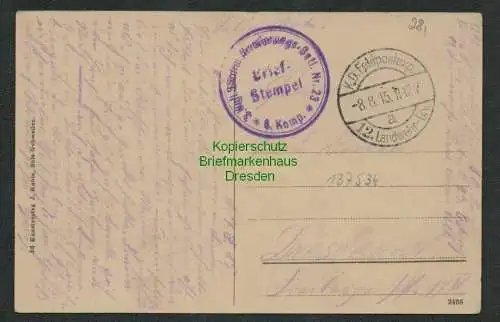 137534 AK Guebwiller Gebweiler 1915 Hauptstrasse Grand rue Feldpost