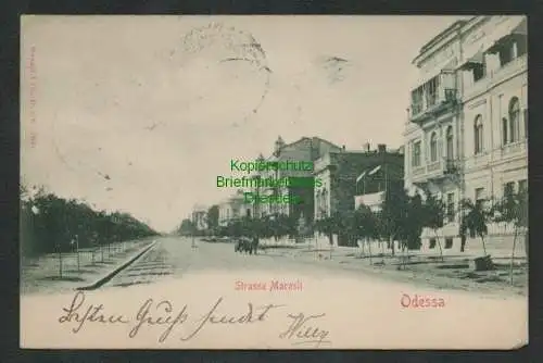 137558 AK Odessa ?????? Ukraine Strasse Marosli 1901