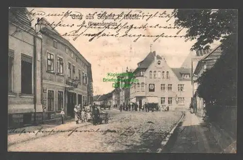 137014 AK Strelitz Meckl. Alexanderplatz 1909 Cigarren Versand-Haus Conditorei