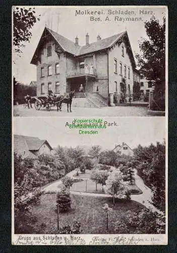 137108 AK Schladen am Harz Molkerei Raymann Raymanns Park Wolfenbüttel 1904