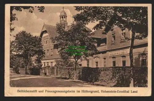 136856 AK Hohenstein-Ernstthal Hüttengrund Bethlehemstift Frauengenesungsheim