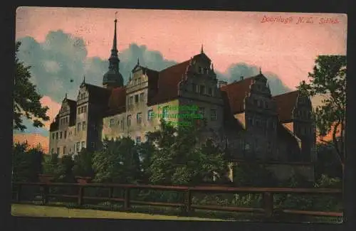 136859 AK Dobrilugk N.-L. Schloss 1913 Kirchhain