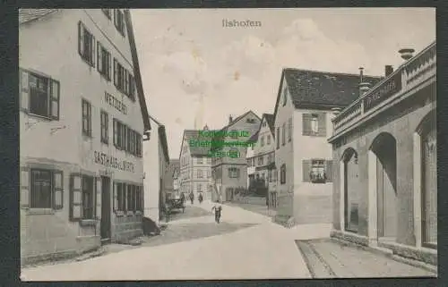 137167 AK Ilshofen 1920 Metzgerei Gasthaus v. L. Wirth Haus Fr. Malthaner