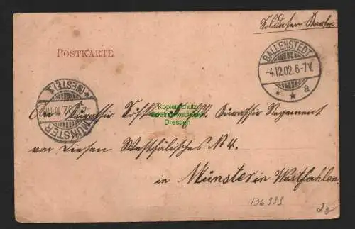 136999 AK Ballenstedt 1902 Hotel Grosser Gasthof