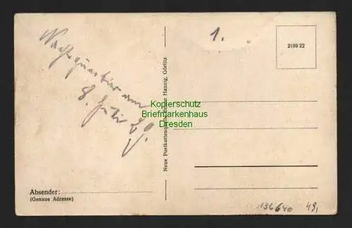 136640 AK Sercha Kr. Görlitz 1922 Zarka nad Nysa Schule Schloß Gastwirtschaft