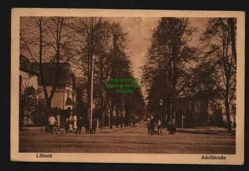 136436 AK Lübeck 1937 Adolfstraße Cafe Falke & Conditorei