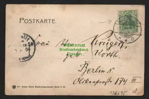 136695 AK Steinmühle bei Neustrelitz 1904