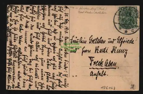 136163 AK Alickendorf b. Oschersleben 1910 Materialwarenhandlung Gastwirtschaft