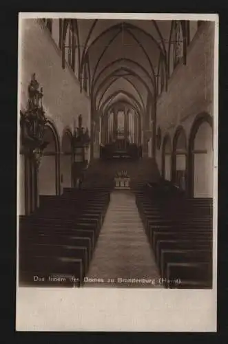 135032 AK Brandenburg Havel Inneres des Domes um 1930