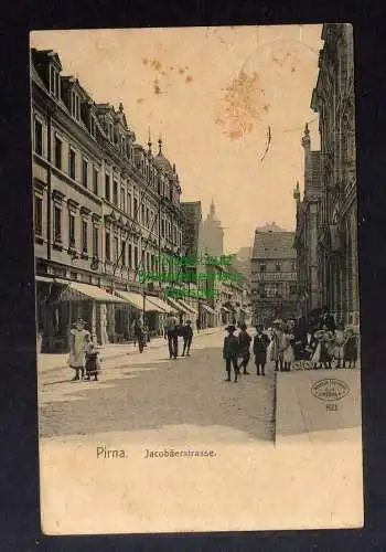 135198 AK Pirna Jacobäerstrasse 1912