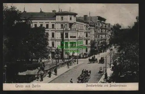 135222 AK Berlin 1905 Bendlerbrücke und Bendlerstrasse