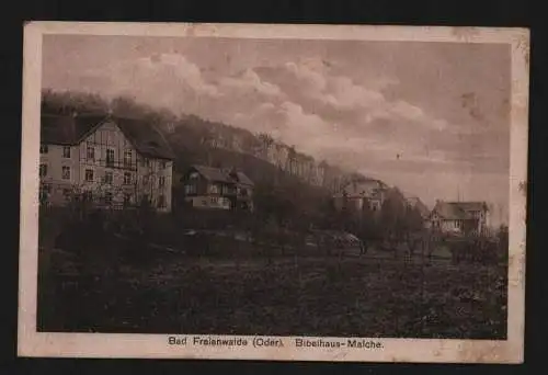 135063 AK Bad Freienwalde Oder Bibelhaus Malche um 1925