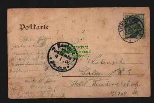 135208 AK Gnoien Schule Amtsgericht 1906