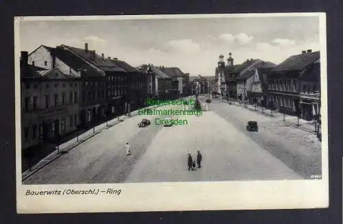 135321 AK Baborow Bauerwitz um 1930 Oberschlesien - Ring Marktplatz