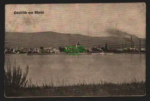 134876 AK Oestrich am Rhein 1912 Panorama