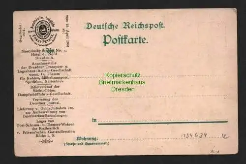 134634 AK Litho Schloss Moritzburg König Albert als Waidmann Jubiläumspostkarte