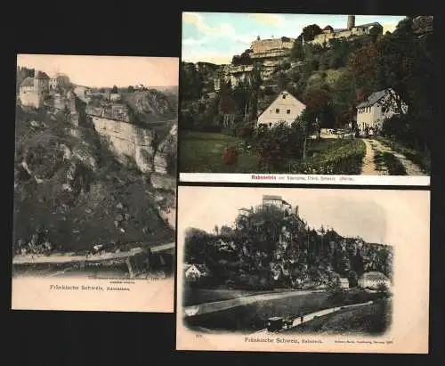 134749 3 AK Rabenstein Fränkische Schweiz um 1910 Rabeneck Neumühle