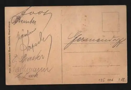 135006 AK Germendorf Oranienburg Gasthof August Schenck um 1910