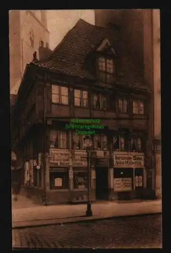 134418 AK Hamburg 1923 Pferdemarkt Das älteste Haus Serie Alt Hamburg