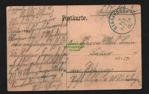 134394 AK Deggendorf um 1900 Verlag Anton Reissinger verwendet 1915 Feldpost