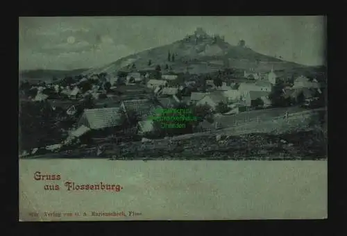 134380 AK Floss Floß Oberpfalz Bayern Panorama um 1900