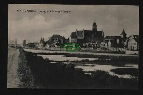 134008 AK Kwidzyn Marienwerder Westpr. mit Nogatkämpen