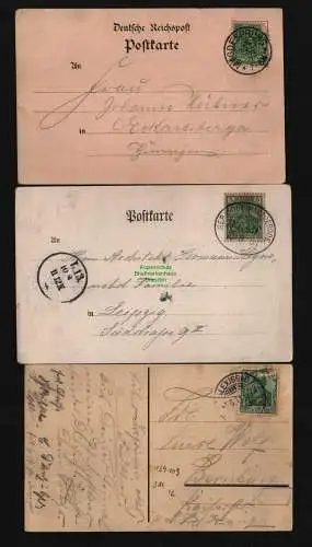 134109 3 AK Alexisbad Hotel Försterling 1901 Hotel Goldene Rose Vorläufer 1893