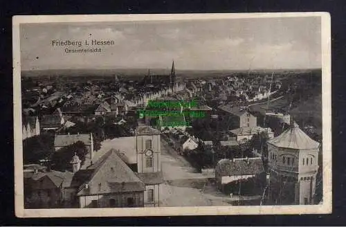 132274 AK Friedberg Hessen 1916 Gesamtansicht