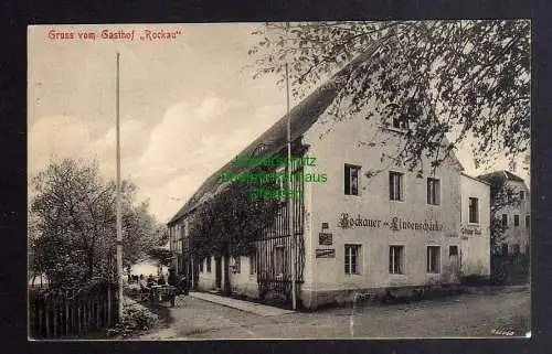 131885 AK Gasthof Rockau Dresden Rockauer Lindenschänke 1909