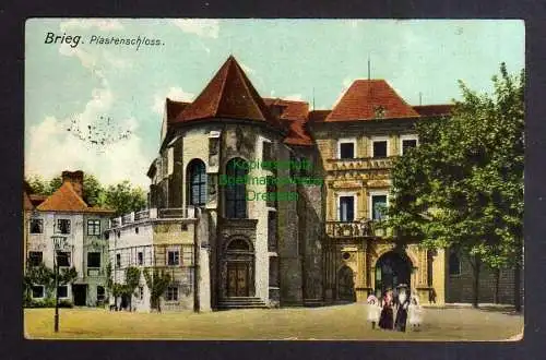 131732 AK Brieg Bz. Breslau Brzeg Piastenschloss Reservelazarett Feldpost 1915