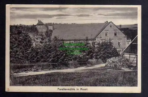 131977 AK Forellenmühle in Mosel bei Zwickau Gasthaus 1914