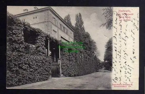 131633 AK Hosterwitz Villa Sr. Majestät König Georg von Sachsen 1903