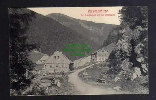 131288 AK Riesengebirge Der Langegrund mit Geiergucke 1909